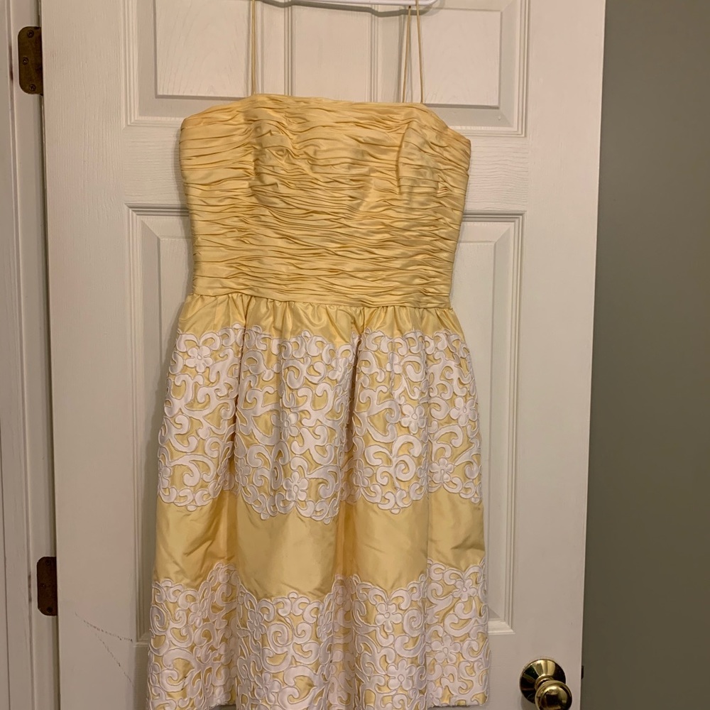 Chetta B size 8 yellow dress